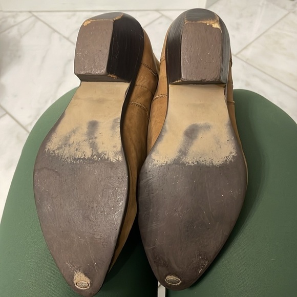 Code West tan leather country western or cowboy boot size 7 great condition - Picture 9 of 14